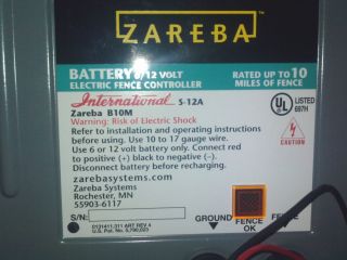 Electric Fence Controller Battery Powered