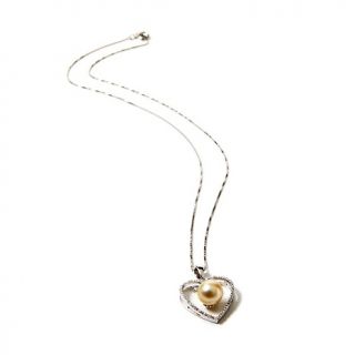 Jewelry Pendants Gemstone Imperial Pearls Cultured Pearl Heart