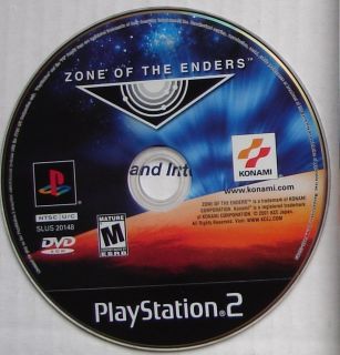 Zone of The Enders PlayStation 2 PS2 Disc Only Tested Zoe Z O E
