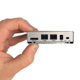 Minipro Silver 2 5 Firewire 800 USB 3 0 External Enclosure for SATA