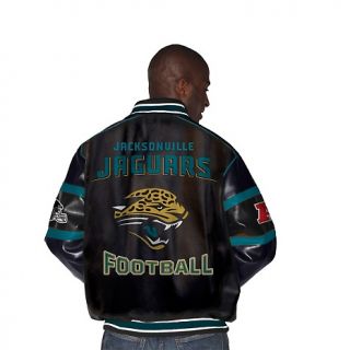 Jacksonville Jaguars NFL Post Game Faux Leather Jacket at