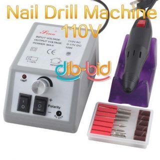Manicure Pedicure Electric File Drill Nail Art Machine Salon Equipment