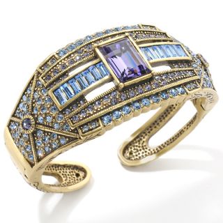 Heidi Daus Tailored Elegance Crystal Accented Cuff Bracelet