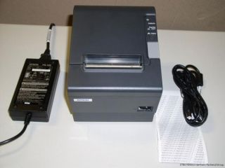 Epson TM T88IV USB Thermal POS Receipt Printer M129H w PS 180 AC Power