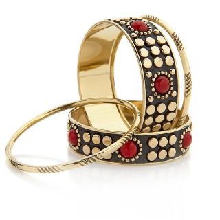 Jewelry Bracelets Bangle Justine Simmons Jewelry Red Stone 4