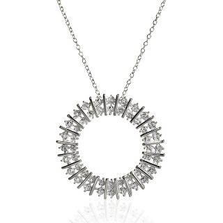 Jewelry Pendants Gemstone Sterling Silver Diamond Accent Circle