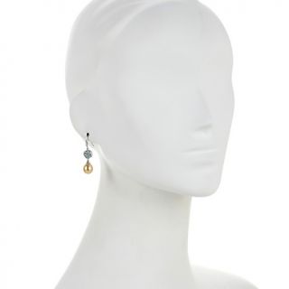 Jewelry Earrings Drop Imperial Pearls Cultured Pearl and Topaz