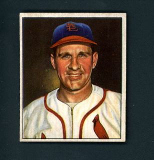 1950 Bowman Baseball 35 Enos Slaughter Cardinals
