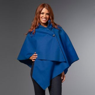 IMAN Global Chic Reversible Colorblock Couture Cape