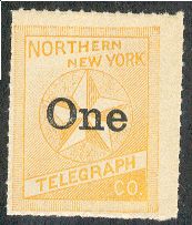 Northern New York Telegraph Co Stamp Scott 12T3