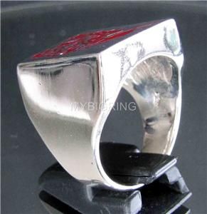Silver Ring  Erik The Red  Norseman Viking Head Ename
