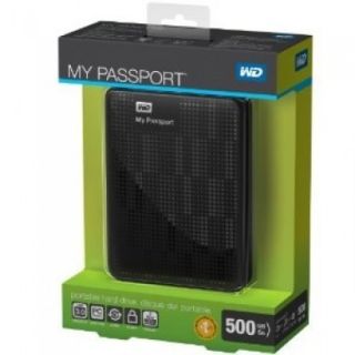 Western Digital My Passport 500GB External Hard Drive