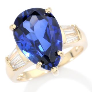 111 084 absolute 7 54ct absolute pear cut created sapphire and clear