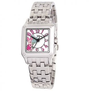 108 8523 disney disney women s silvertone piglet bracelet watch rating