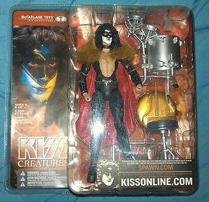 KISS Eric Carr The Fox McFarlane Creatures of the Night action figure
