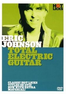 Total Electric Guitar Eric Johnson Hot Licks Lick Library DVD HOT43