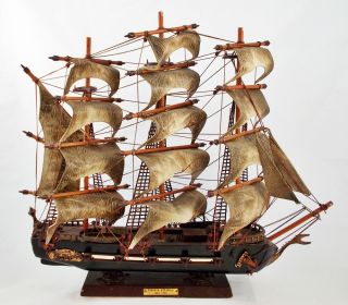 Antiqued Fragata Espanola Three Mast Wooden SHIP Replica S10