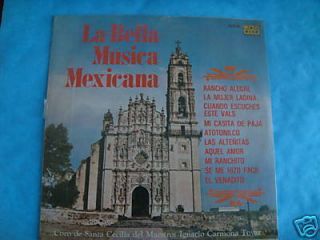 Bella Musica Mexicana Rancho Alegre LP Mex SEALED New