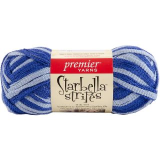 113 4396 premier yarns starbella stripes yarn true blue rating be the