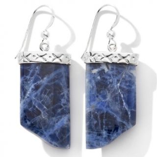 Jay King Skyway Stone Sterling Silver Drop Earrings