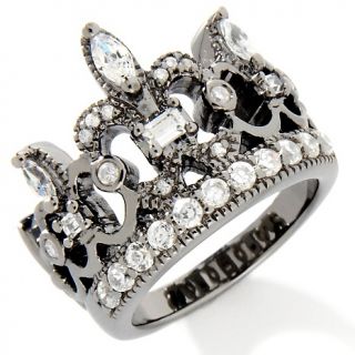 127 244 gastineau glamour 1 37ct cz sterling silver crown ring rating