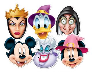 Official Disney Party Face Masks Mickey Mouse Muppets Princess Toy