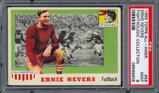 1955 Topps All American 56 Ernie Nevers RC HOFer PSA 9 Mint Only One