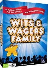 wits wagers family edition board strategy game new