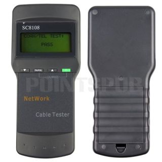 SC8108 LCD CAT5 RJ45 Network Cable Length Tester Meter
