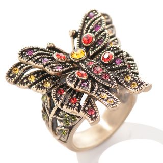 128 653 heidi daus madame butterfly crystal accented ring note
