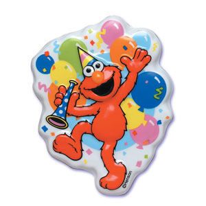 Sesame Street Elmo Cake Topper Balloons Party Birthday