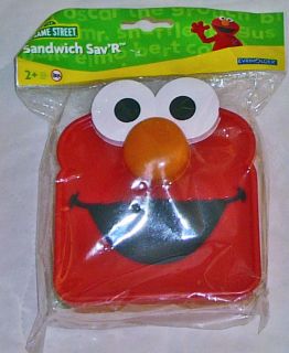 Sesame Street Elmo Sandwich SAVR Saver Keeper Holder Lunch Box