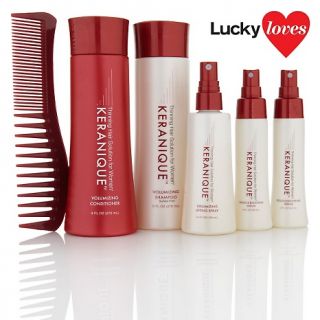 Keranique Deluxe Volumizing Hair Care System   6 piece at
