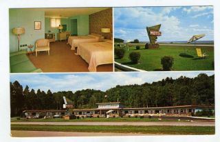 bombay motel postcard escanaba gladstone michigan