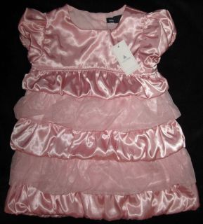 Baby Gap Pink Mix Tiered Tulle Fancy Party Dress 3 6 12