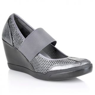 140 457 dknyc dkny active dean leather and mesh active wedge rating 7