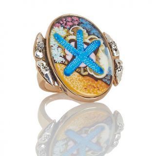 182 148 statements by amy kahn russell bronze painted 2 tone ring