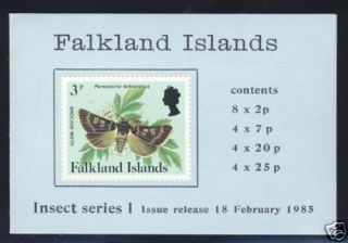 Falkland Island Insects Booklet MNH S2559