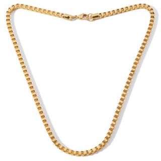 152 704 men s goldtone stainless steel box chain necklace rating 2 $