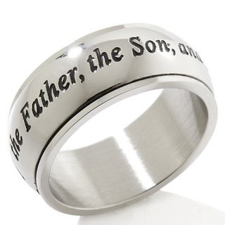 169 876 michael anthony jewelry inspirational stainless steel spinner
