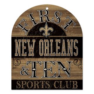 162 745 football fan nfl first and ten wood sign saints rating 1