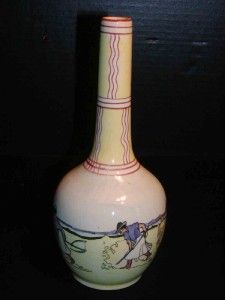 signed fischer emil budapest hungarian pottery vase