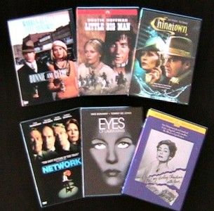 Faye Dunaway 6 DVD Lot Bonnie Clyde Chinatown Network Mommie Dearest