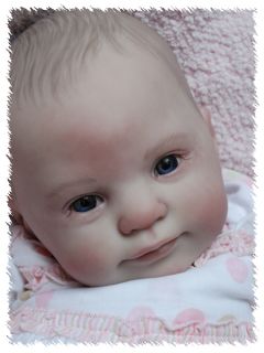 Reborn EMMA doll lifelike art ARTIST Newborn Baby Belly Painted hair