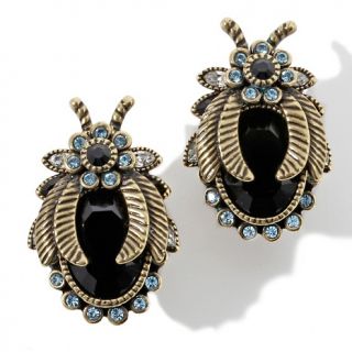 175 661 heidi daus heidi daus beetle mania crystal accented earrings