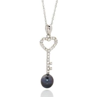 181 022 designs by turia 7 8mm cultured tahitian pearl and white topaz