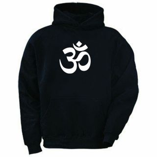 Ohm OM Aum Symbol Emblem Yoga Clothing sweat Hoodie ОМ ШАНТИ