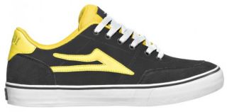 Lakai Encino Grey Yellow Skate Shoes