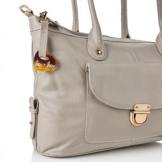Barr and Barr Convertible Pebbled Calfskin Leather Satchel
