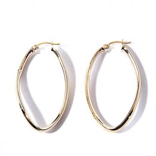 207 536 technibond torqued oval hoop earrings note customer pick